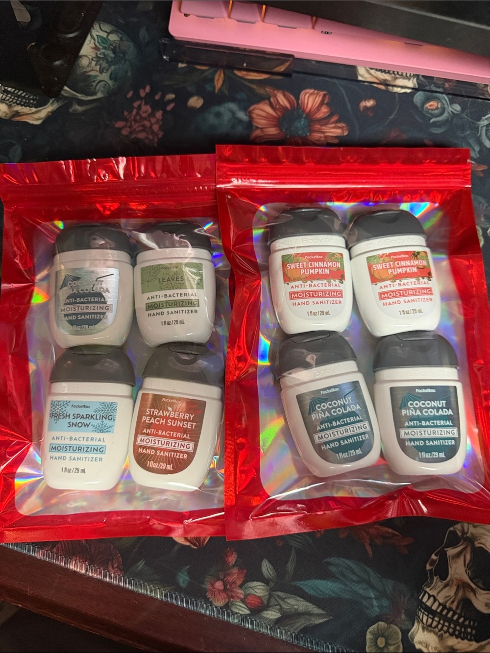 Bath & Body works set of 8 random hand sanitizers